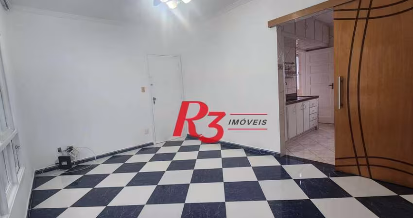 Apartamento com 2 dormitórios para alugar, 90 m² por R$ 3.000,02/mês - Embaré - Santos/SP