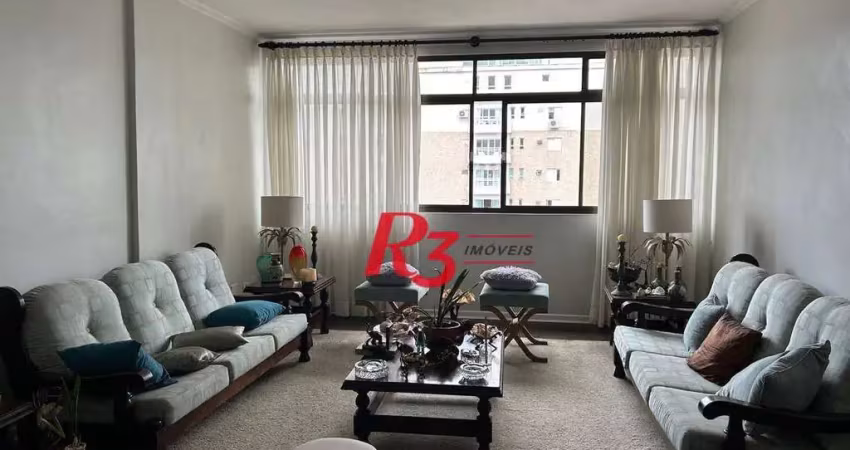 Apartamento à venda, 150 m² por r$ 854.000,00 - boqueirão - santos/sp