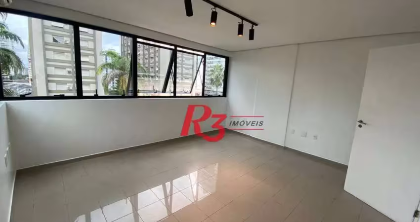 Conjunto para alugar, 66 m² por R$ 4.000,01/mês - Gonzaga - Santos/SP