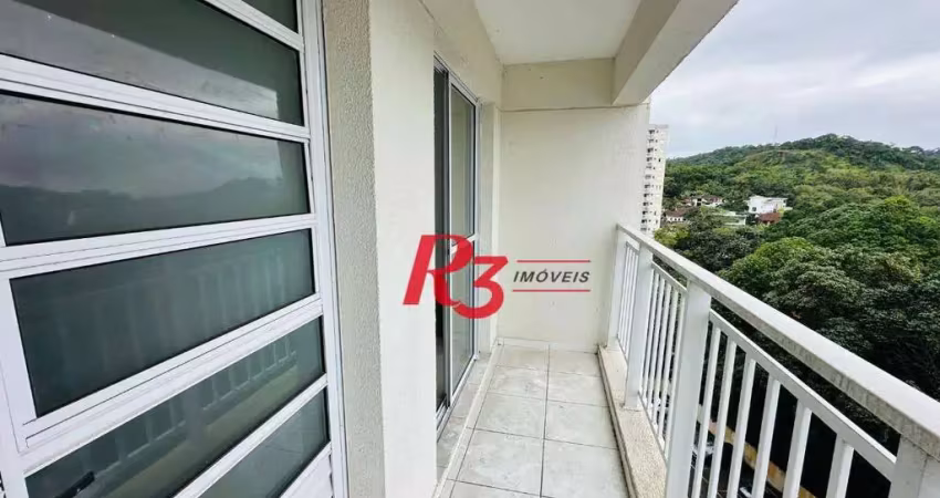 Apartamento com 2 dormitórios à venda, 52 m² por R$ 345.000,00 - Morro de Nova Cintra - Santos/SP