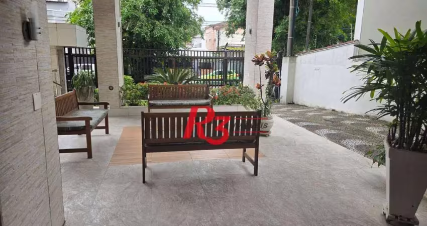 Apartamento com 2 dormitórios à venda, 91 m² por R$ 565.000,00 - Embaré - Santos/SP