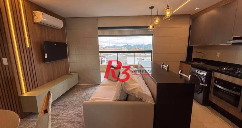Apartamento com 2 dormitórios, 65 m² - venda por R$ 1.200.000,00 ou aluguel por R$ 7.983,00/mês - Ponta da Praia - Santos/SP