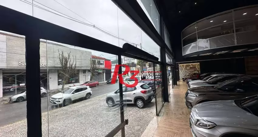 Loja para alugar, 450 m² por r$ 46.400,00 - vila matias - santos/sp