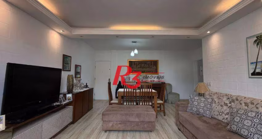 Apartamento com 1 dormitório para alugar, 65 m² por R$ 3.500,00/mês - Pompéia - Santos/SP