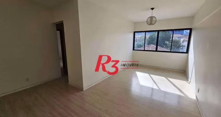 Apartamento com 2 dormitórios à venda, 100 m² por r$ 580.000,00 - campo grande - santos/sp