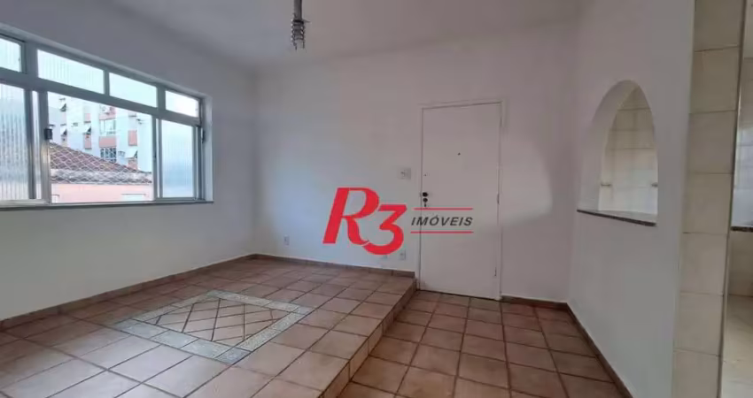 Apartamento com 2 dormitórios à venda, 60 m² por r$ 399.000,00 - pompéia - santos/sp