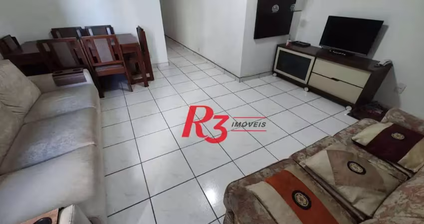 Apartamento com 2 dormitórios à venda, 80 m² por r$ 540.000,00 - josé menino - santos/sp