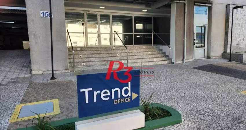 Sala à venda, 42 m² por r$ 330.000,00 - vila matias - santos/sp