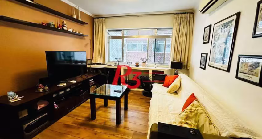 Apartamento com 3 dormitórios à venda, 114 m² por r$ 720.000,00 - josé menino - santos/sp
