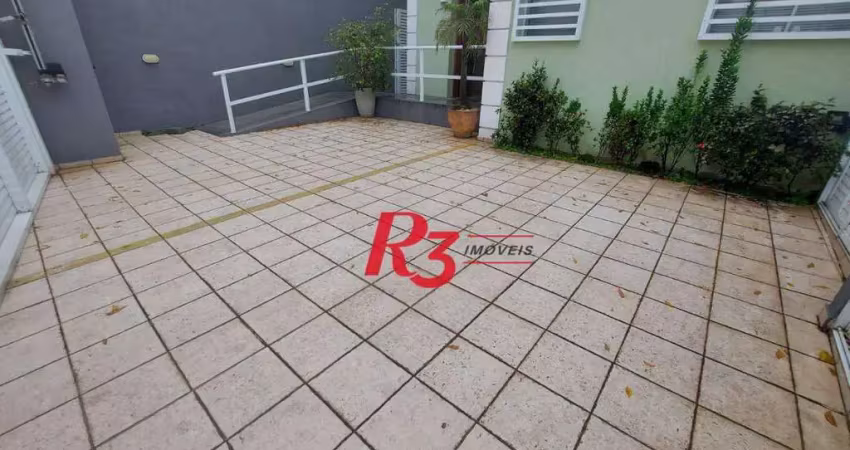 Casa com 3 dormitórios à venda, 300 m² por r$ 1.950.000,00 - vila belmiro - santos/sp