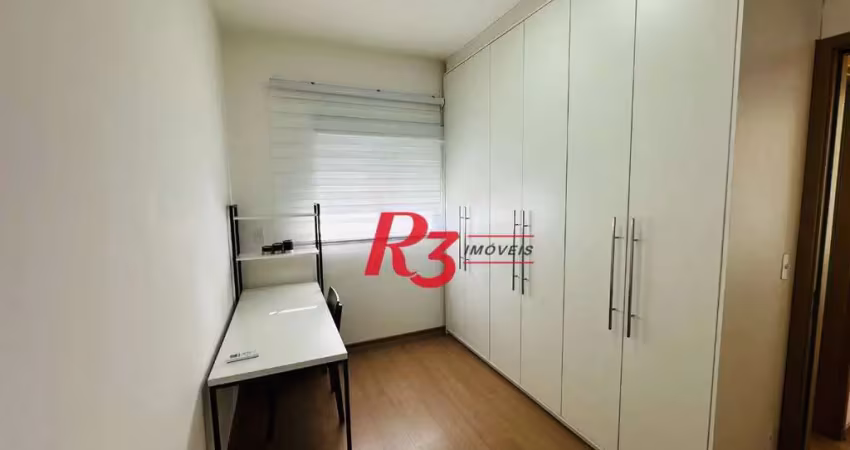 Apartamento para alugar, 45 m² por r$ 4.000,00/mês - campo grande - santos/sp
