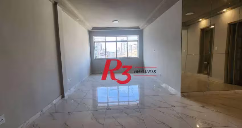 Apartamento com 3 dormitórios à venda, 123 m² por r$ 950.000,00 - gonzaga - santos/sp