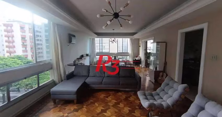 Apartamento com 4 dormitórios à venda, 300 m² por r$ 1.000.000,00 - gonzaga - santos/sp