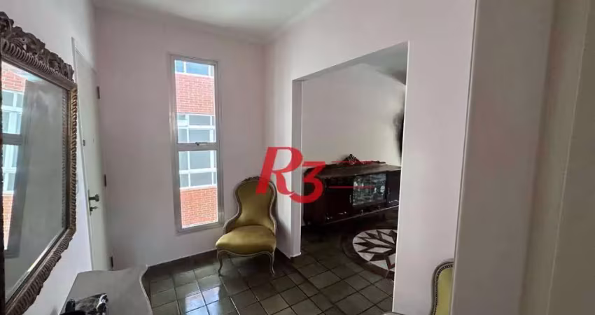 Apartamento com 4 dormitórios à venda, 185 m² por r$ 1.200.000,00 - marapé - santos/sp