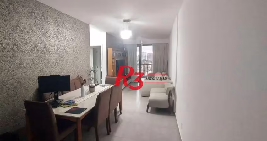 Apartamento com 2 dormitórios à venda, 77 m² por r$ 580.000,00 - canto do forte - praia grande/sp