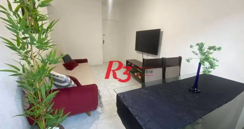 Apartamento à venda, 52 m² por r$ 330.000,00 - marapé - santos/sp