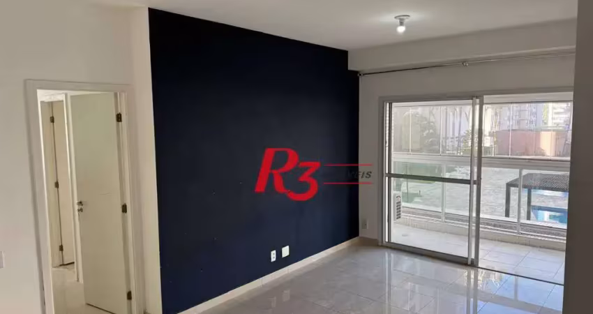 Apartamento com 3 dormitórios para alugar, 101 m² por r$ 6.500,00/mês - josé menino - santos/sp