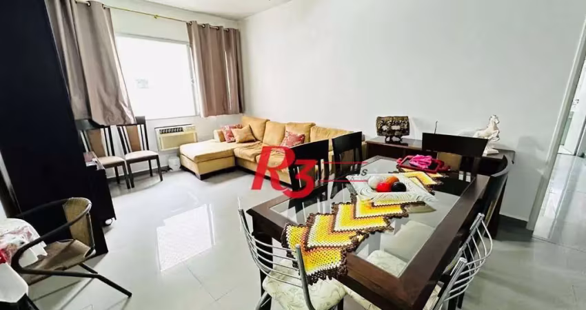 Apartamento com 2 dormitórios à venda, 106 m² por r$ 720.000,00 - aparecida - santos/sp