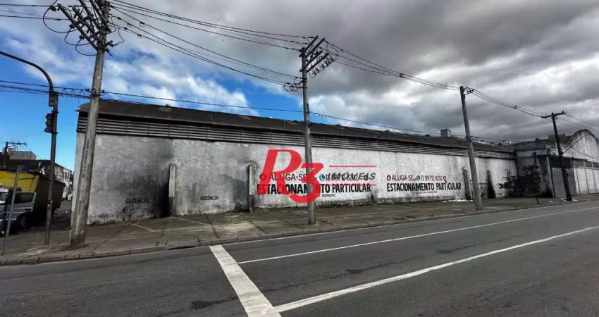 Terreno para alugar, 300 m² por r$ 3.000,00/mês - paquetá - santos/sp