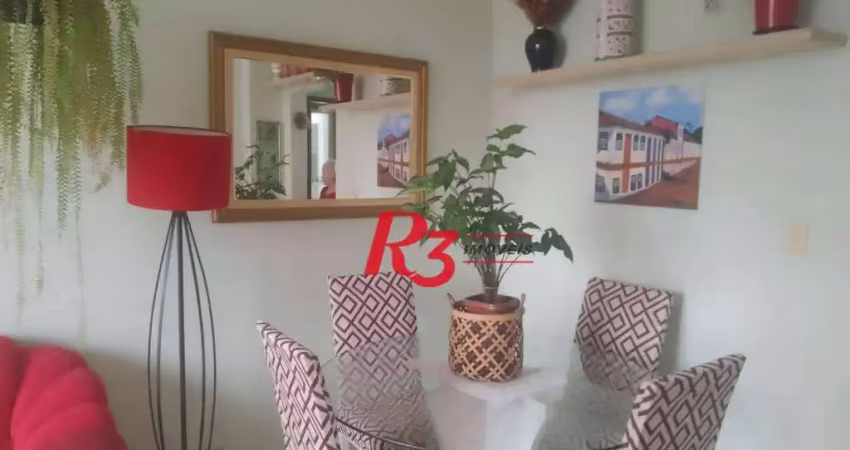 Apartamento com 2 dormitórios à venda, 90 m² por r$ 745.000,00 - gonzaga - santos/sp