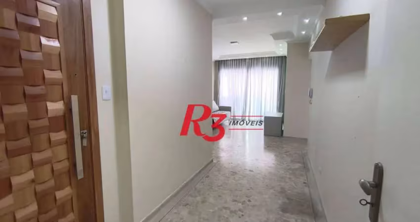 Apartamento à venda, 74 m² por r$ 750.000,00 - ponta da praia - santos/sp