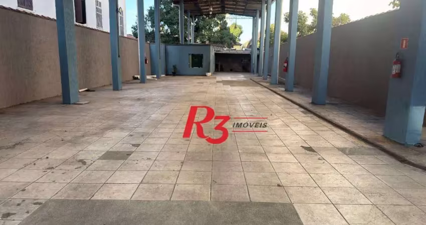 Loja para alugar, 334 m² por r$ 23.000,00/mês - boqueirão - santos/sp