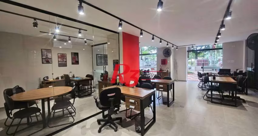 Loja, 120 m² - venda por r$ 2.020.000,00 ou aluguel por r$ 10.500,00/mês - gonzaga - santos/sp