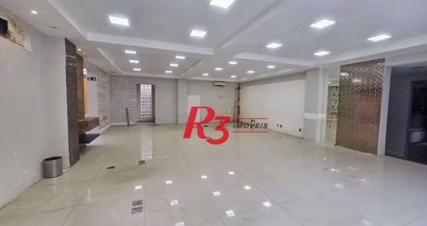 Loja para alugar, 570 m² por r$ 29.771,00/mês - boqueirão - santos/sp