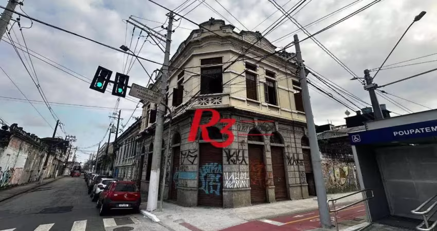 Loja para alugar, 300 m² por r$ 9.000,00/mês - centro - santos/sp