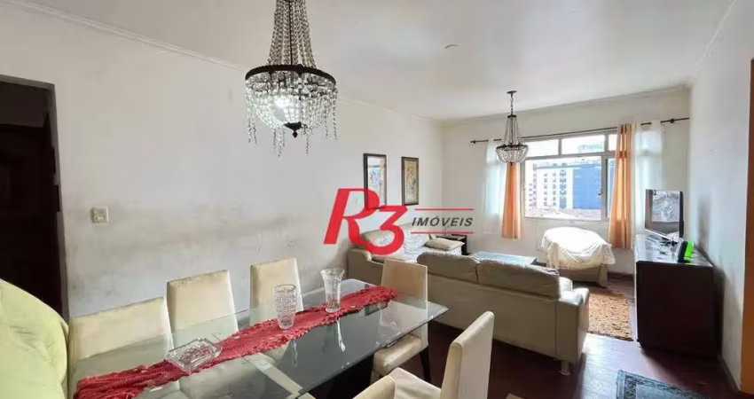 Apartamento, 90 m² - venda por r$ 430.000,00 ou aluguel por r$ 3.700,01/mês - marapé - santos/sp
