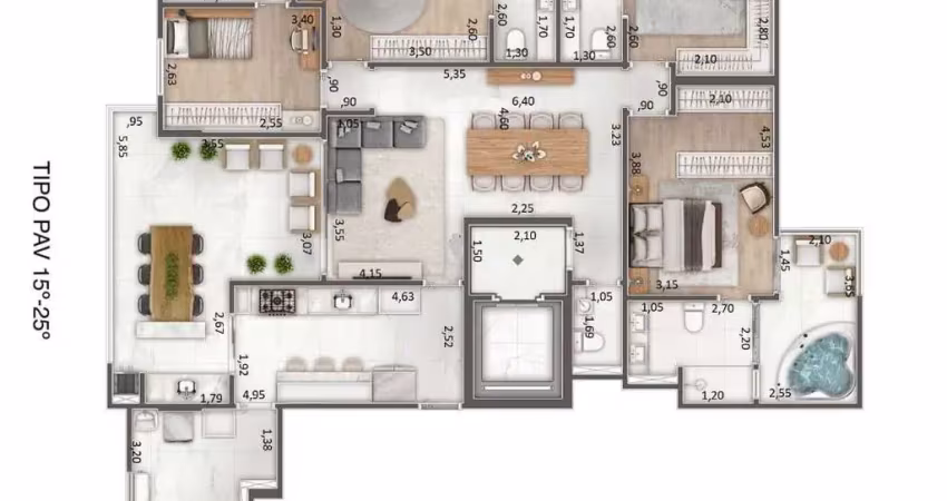 Apartamento com 4 dormitórios à venda, 154 m² por r$ 4.231.859,71 - ponta da praia - santos/sp