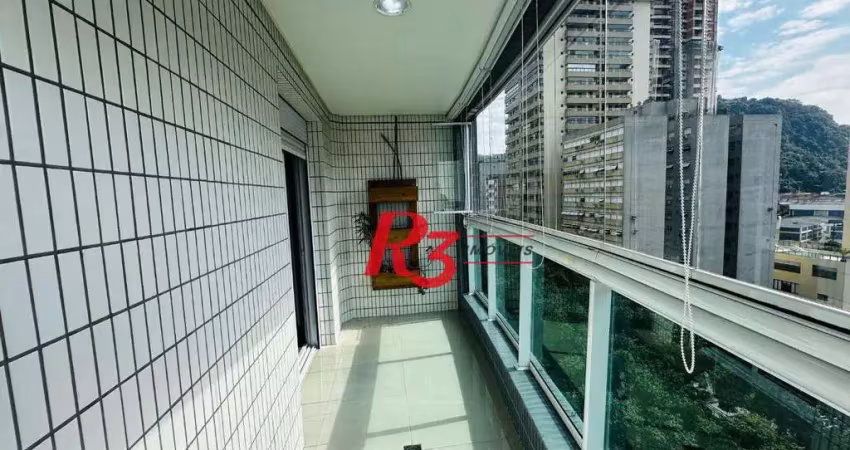 Apartamento à venda, 150 m² por r$ 1.500.000,00 - josé menino - santos/sp