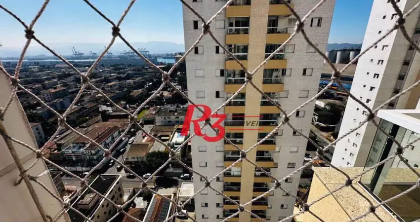 Apartamento com 2 dormitórios à venda, 77 m² por r$ 685.000,00 - ponta da praia - santos/sp