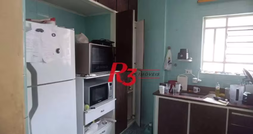 Apartamento com 3 dormitórios à venda, 90 m² por r$ 375.000,00 - embaré - santos/sp