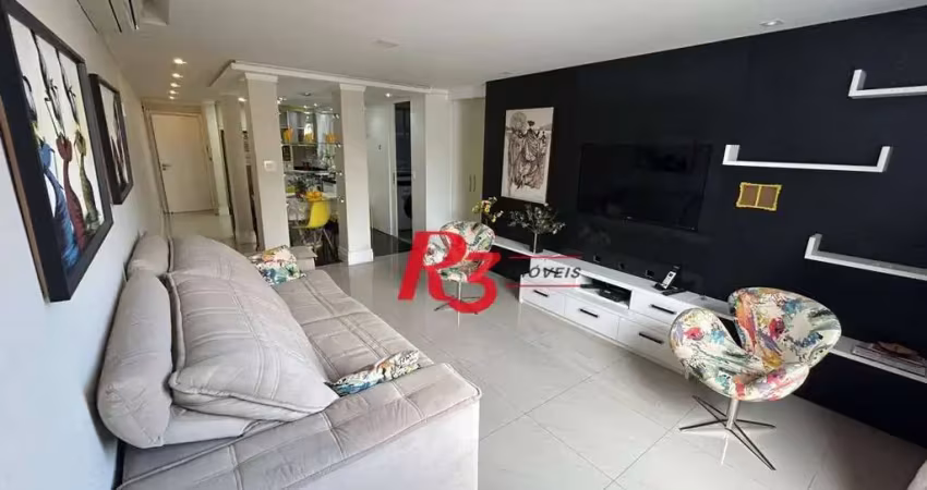 Apartamento com 2 dormitórios à venda, 97 m² por r$ 875.000,00 - aparecida - santos/sp