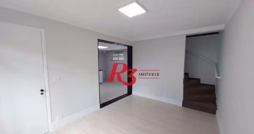 Sobrado à venda, 80 m² por r$ 780.000,00 - campo grande - santos/sp