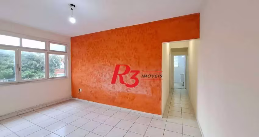 Apartamento com 2 dormitórios à venda, 65 m² por r$ 380.000,00 - boqueirão - santos/sp