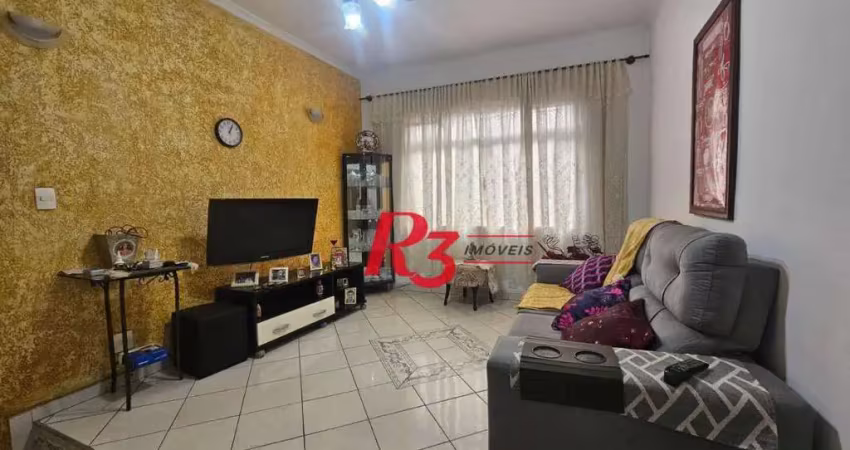 Apartamento com 2 dormitórios à venda, 75 m² por r$ 350.000,00 - embaré - santos/sp