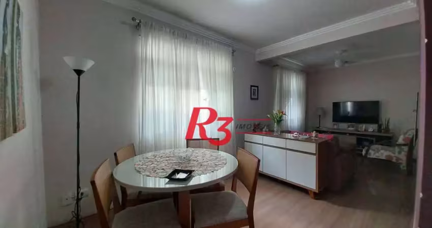 Apartamento à venda, 56 m² por r$ 320.000,00 - aparecida - santos/sp