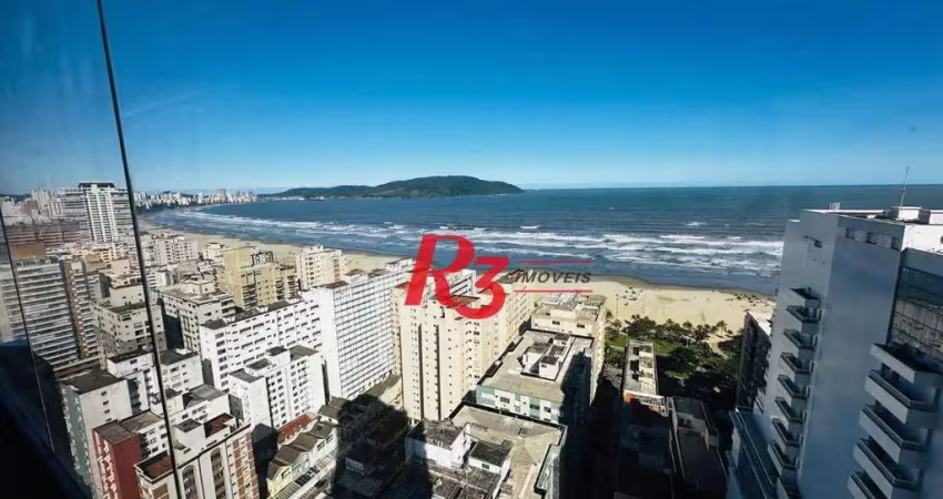Apartamento duplex para alugar, 98 m² por r$ 9.500,00/mês - pompéia - santos/sp