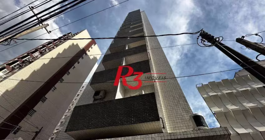 Cobertura com 2 dormitórios à venda, 65 m² por r$ 350.000,00 - itararé - são vicente/sp