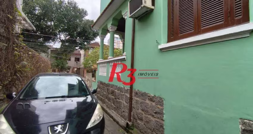 Terreno à venda, 500 m² por r$ 2.150.000,00 - vila matias - santos/sp