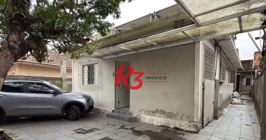 Sobrado com 3 dormitórios à venda, 299 m² por r$ 590.000,00 - chico de paula - santos/sp