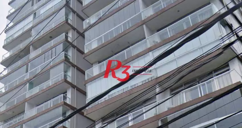 Apartamento com 2 dormitórios à venda, 105 m² por r$ 630.000,00 - gonzaga - santos/sp
