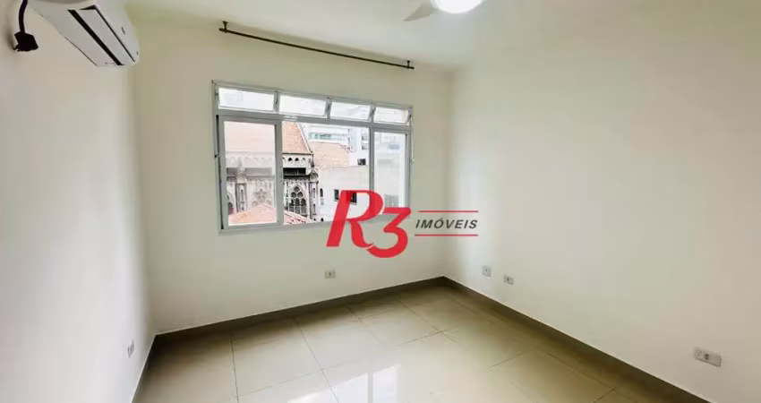 Apartamento com 2 dormitórios para alugar, 68 m² por r$ 3.500,01/mês - embaré - santos/sp