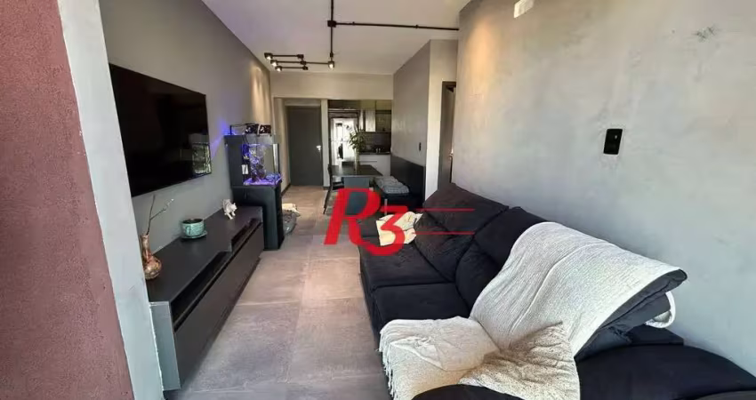 Apartamento com 2 dormitórios à venda, 59 m² por r$ 545.000,00 - vila matias - santos/sp