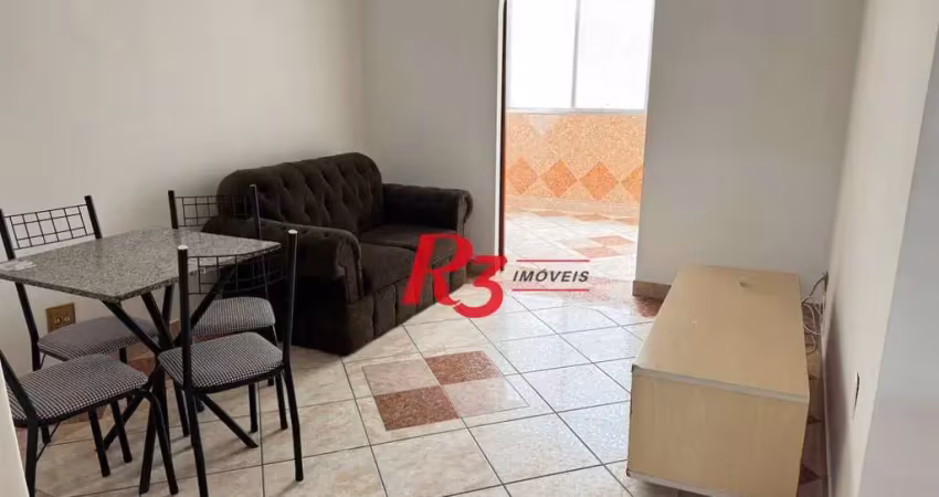 Apartamento com 1 dormitório para alugar, 57 m² por r$ 3.500,02/mês - josé menino - santos/sp