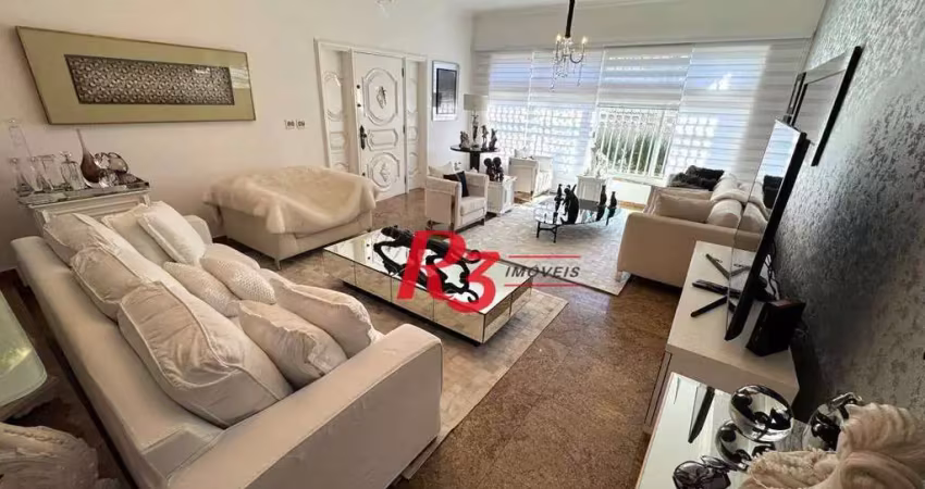 Sobrado com 4 dormitórios para alugar, 336 m² por r$ 30.000,00/mês - ponta da praia - santos/sp