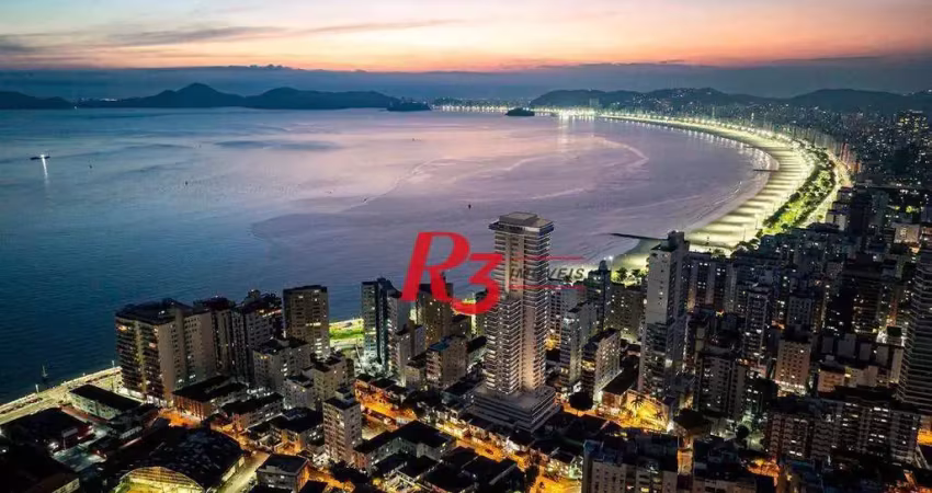 Apartamento com 3 dormitórios à venda, 153 m² por r$ 3.037.512,00 - ponta da praia - santos/sp