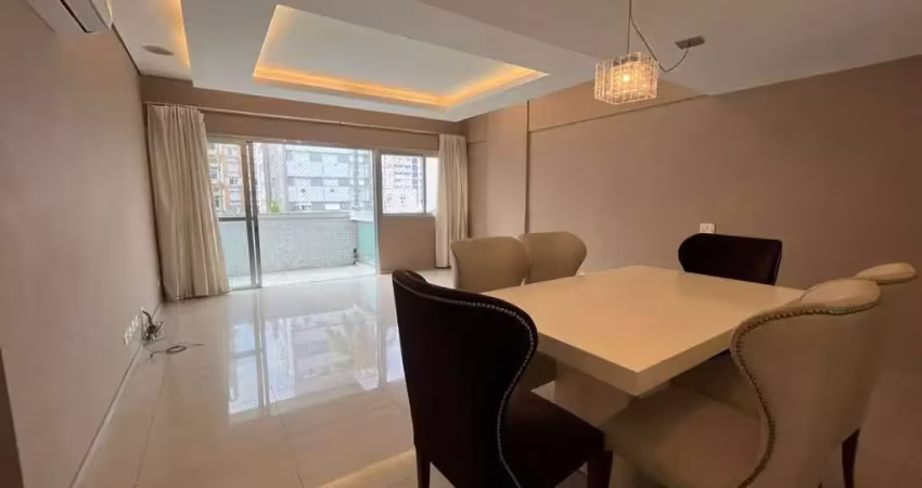 Apartamento com 3 dormitórios para alugar, 123 m² por r$ 4.500,00/mês - gonzaga - santos/sp